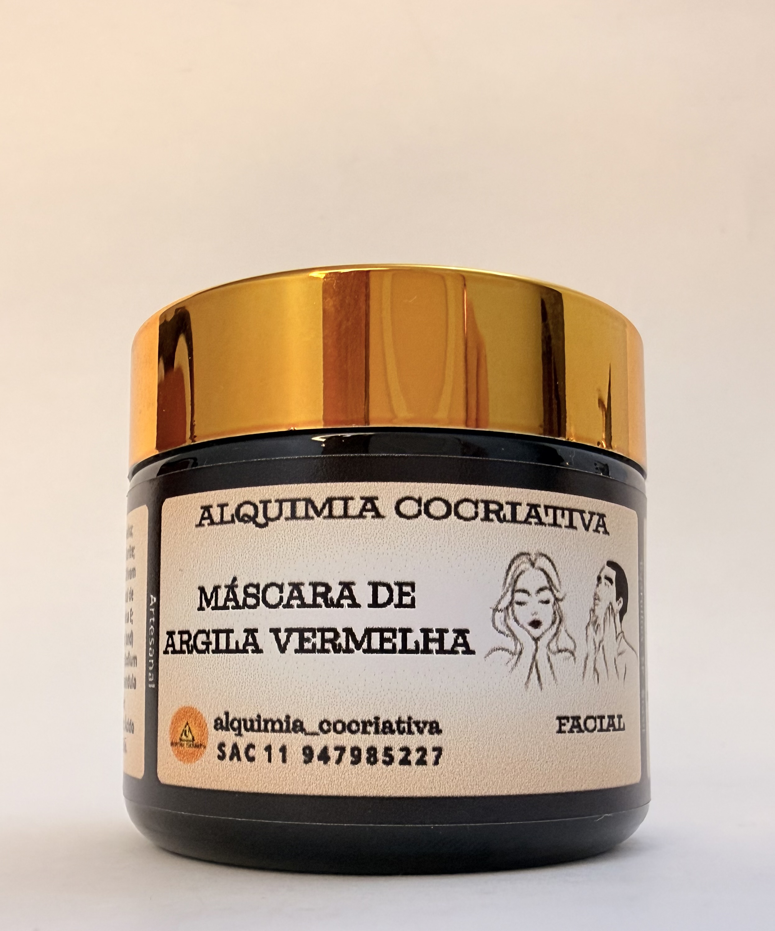 MÁSCARA DE ARGILA (VERMELHA)